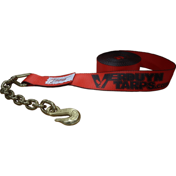 CEST3C 3in chain end winch strap front CEST3C 3in chain end winch strap front
