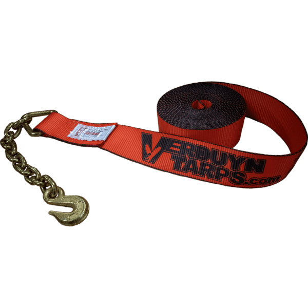 CEST3C 3in chain end winch strap iso CEST3C 3in chain end winch strap iso