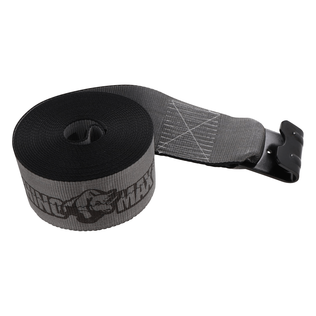 4" x 30' Rhino Webbing Winch Strap with Flat Hook