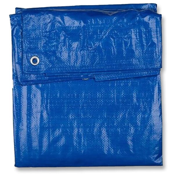 Taut4060 40x60 Bâche économique bleue ouverte Taut4060 40x60 Bâche économique bleue ouverte